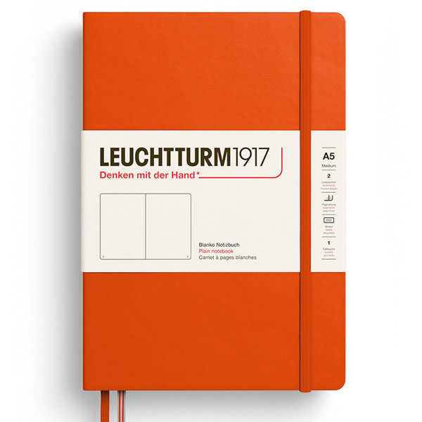 LEUCHTTURM1917 Medium A5 notitieboek Pumpkin blanco