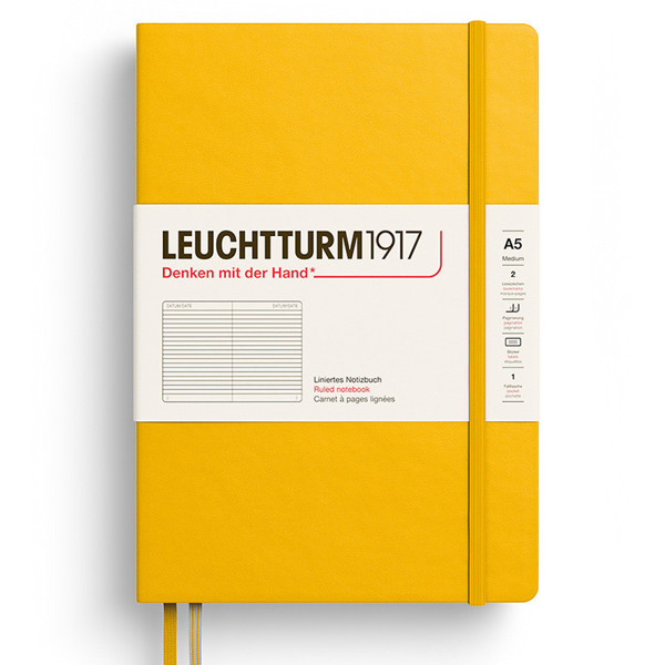 LEUCHTTURM1917 Medium A5 notitieboek Sunflower gelijnd