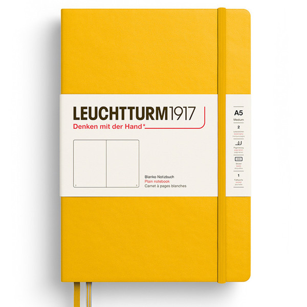 LEUCHTTURM1917 Medium A5 notitieboek Sunflower blanco