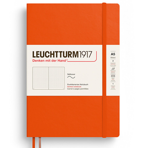 LEUCHTTURM1917 Medium A5 Softcover notitieboek Pumpkin dotted