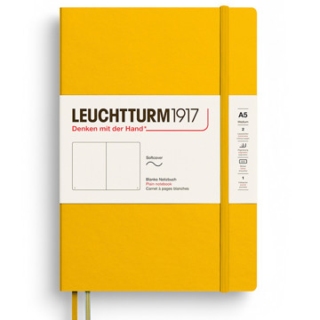 LEUCHTTURM1917 Medium A5 Softcover notitieboek Sunflower blanco