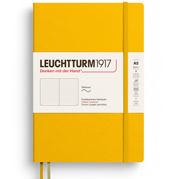 LEUCHTTURM1917 Medium A5 Softcover notitieboek Sunflower dotted