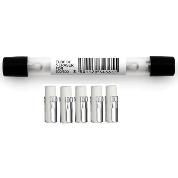 Rotring gum geschikt voor model 500 en 600  5stuks