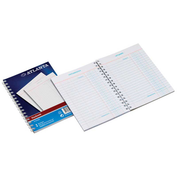 kasboek Atlanta spiraal A5 1 kolom 50blad