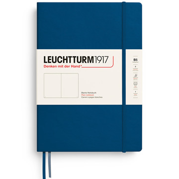 LEUCHTTURM1917 Composition B5 notitieboek Indigo blanco