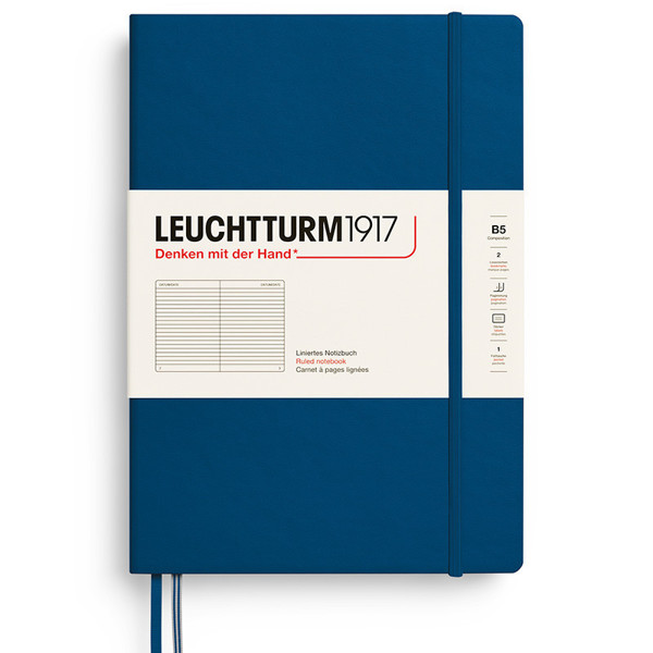 LEUCHTTURM1917 Composition B5 notitieboek Indigo gelijnd