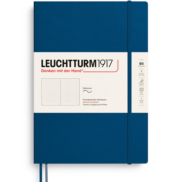 LEUCHTTURM1917 Composition B5 Softcover notitieboek Indigo dotted