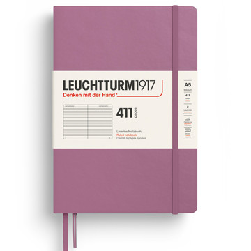 LEUCHTTURM1917 Medium A5 notitieboek 411pages Dusty Rose gelijnd