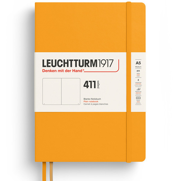 LEUCHTTURM1917 Medium A5 notitieboek 411pages Rising Sun blanco