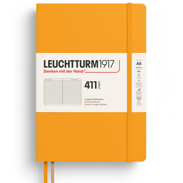 LEUCHTTURM1917 Medium A5 notitieboek 411pages Rising Sun gelijnd