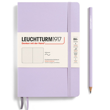 LEUCHTTURM1917 Paperback B6+ Softcover notitieboek Lilac dotted