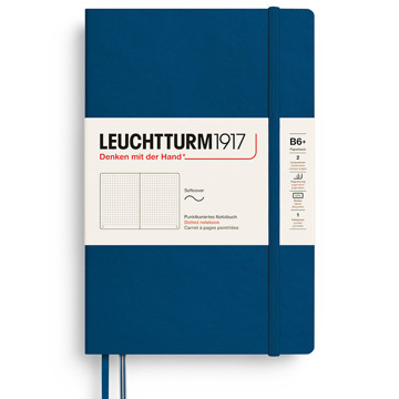 LEUCHTTURM1917 Paperback B6+ Softcover notitieboek Indigo dotted