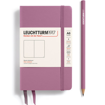 LEUCHTTURM1917 Pocket A6 notitieboek Dusty Rose blanco