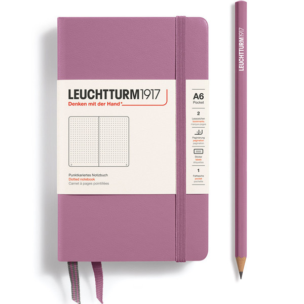 LEUCHTTURM1917 Pocket A6 notitieboek Dusty Rose dotted