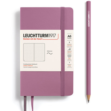 LEUCHTTURM1917 Pocket A6 Softcover notitieboek Dusty Rose dotted