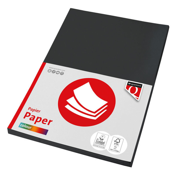 kopieerpapier Quantore Colour A4 120gr 100vel zwart