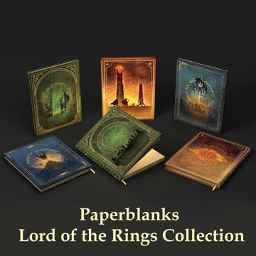 Paperblanks Lord of the Rings - The Crown Reclaimed Midi blanco