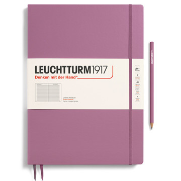 LEUCHTTURM1917 Master Slim A4+ notitieboek Dusty Rose gelijnd
