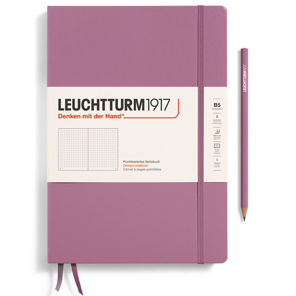 LEUCHTTURM1917 Composition B5 notitieboek Dusty Rose dotted