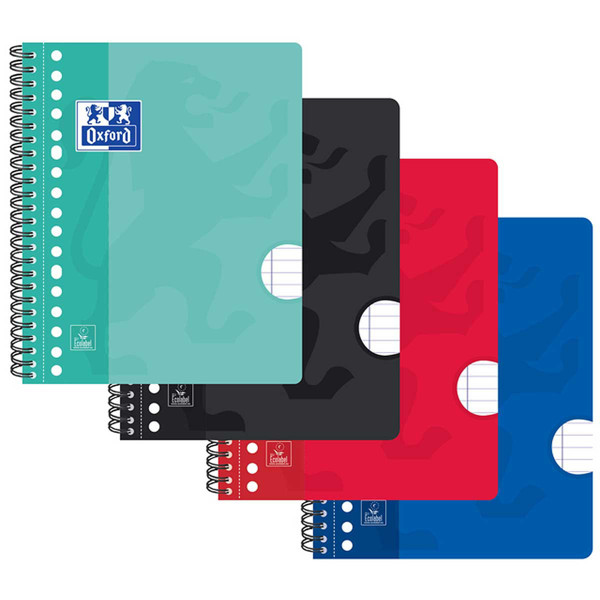interieur 17-gaats collegeblok Oxford gelijnd spiraal 80vel 90gr 