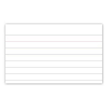 systeemkaart Kangaro 55x 90mm 190gr gelijnd wit