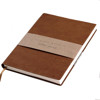 notitieboek Flying Spirit A5 cognac leer - 90g gelijnd