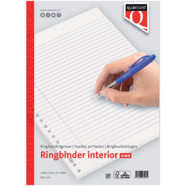 interieur 23-gaats Quantore gelijnd 100vel 70gr