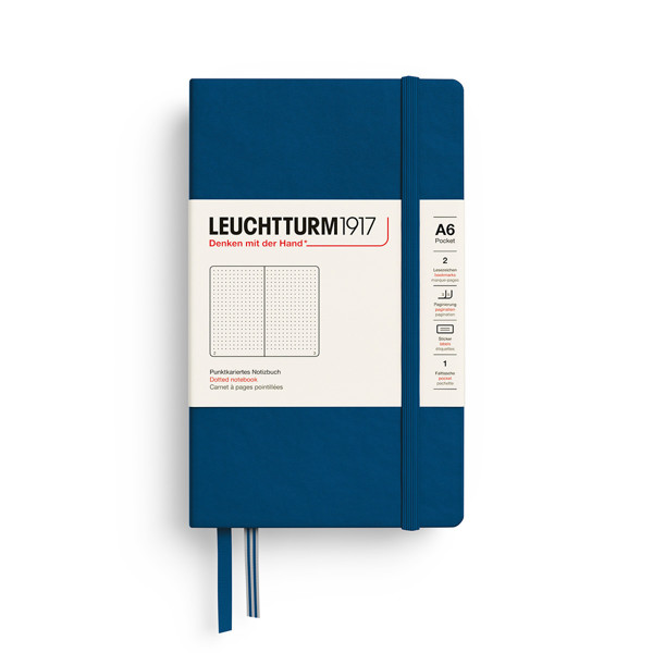 LEUCHTTURM1917 Pocket A6 notitieboek Indigo dotted