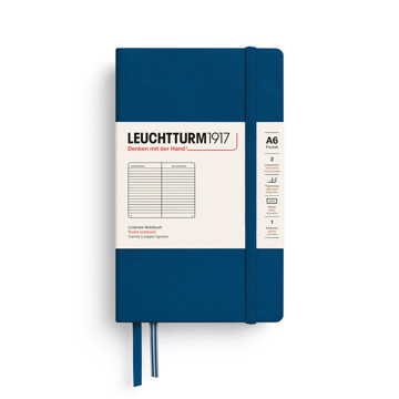 LEUCHTTURM1917 Pocket A6 Softcover notitieboek Indigo gelijnd