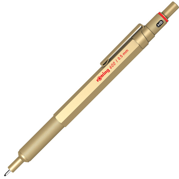 Rotring 600 0.5mm Gold vulpotlood