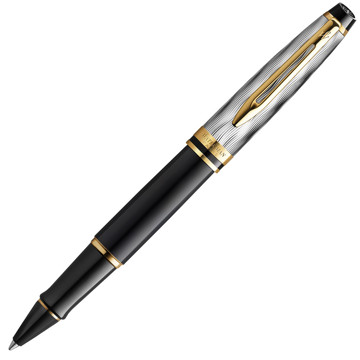 Waterman Expert Deluxe Reflections of Paris Black GT rollerball