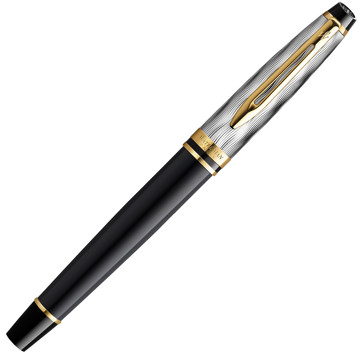Waterman Expert Deluxe Reflections of Paris Black GT rollerball