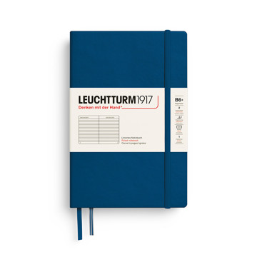 LEUCHTTURM1917 Paperback B6+ notitieboek Indigo gelijnd