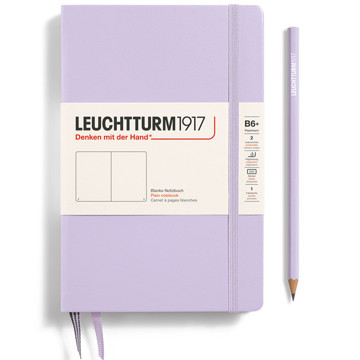 LEUCHTTURM1917 Paperback B6+ notitieboek Lilac blanco