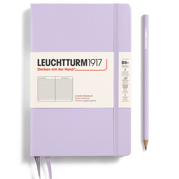 LEUCHTTURM1917 Paperback B6+ notitieboek Lilac gelijnd