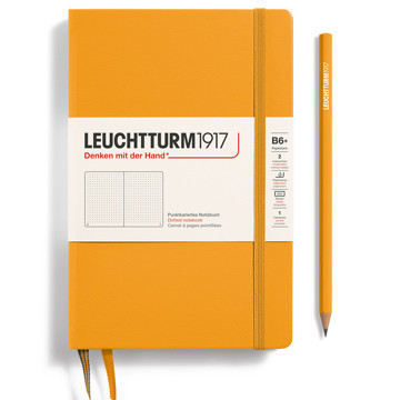 LEUCHTTURM1917 Paperback B6+ notitieboek Rising Sun dotted