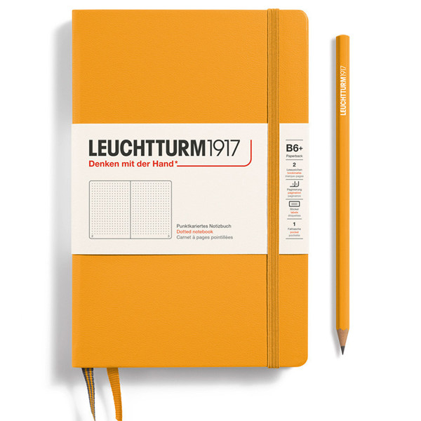 LEUCHTTURM1917 Paperback B6+ notitieboek Rising Sun dotted
