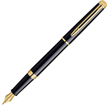 Waterman Hémisphère Laque Black GT vulpen