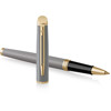 Waterman Hémisphère Metallic Stone Grey GT rollerball