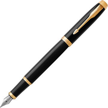 Parker IM Black Lacquer GT vulpen
