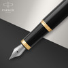 Parker IM Black Lacquer GT vulpen