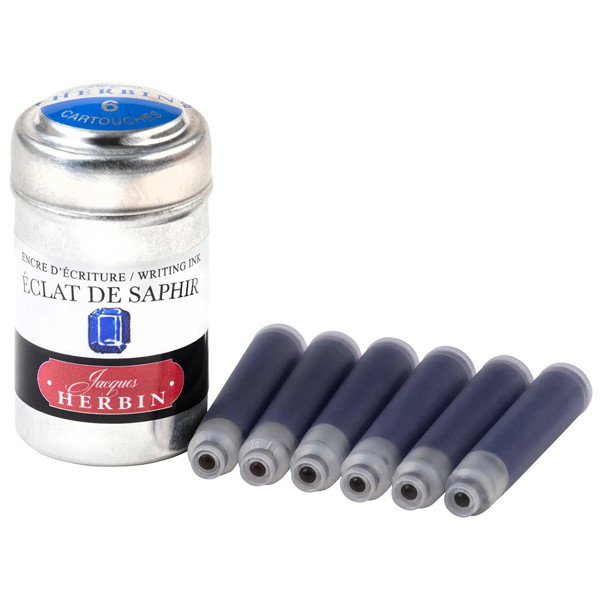 J.Herbin inktpatronen Eclat de Saphir