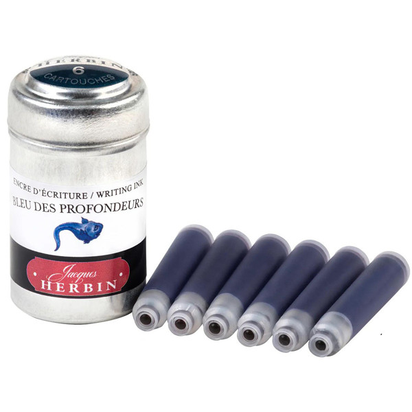 J.Herbin inktpatronen Bleu des Profondeurs