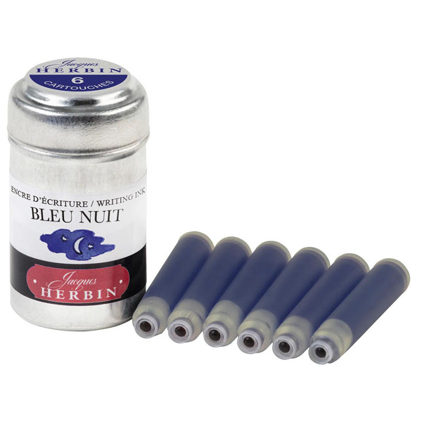 J.Herbin inktpatronen Bleu Nuit