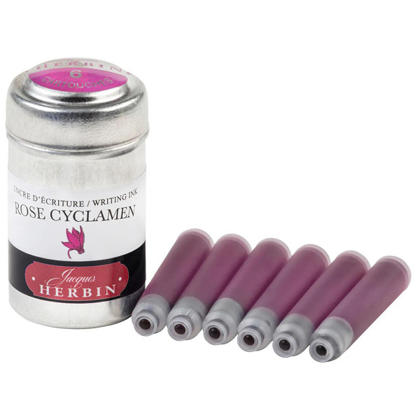 J.Herbin inktpatronen Rose Cyclamen