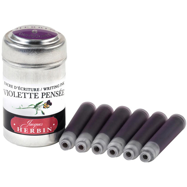 J.Herbin inktpatronen Rose Cyclamen