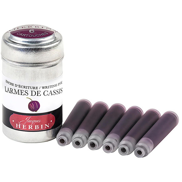 J.Herbin inktpatronen Larmes de Cassis