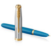 Parker 51 Premium Turquoise GT vulpen
