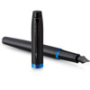 Parker IM Vibrant Rings Marine Blue vulpen