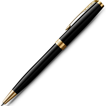 Parker Sonnet Black Lacquer GT balpen